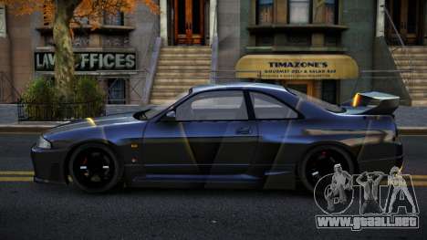 Nissan Skyline R33 Letyxis S9 para GTA 4