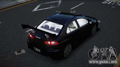 Mitsubishi Lancer Evolution X Yige para GTA 4