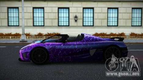Koenigsegg Agera Jesca S4 para GTA 4