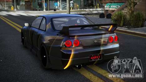 Nissan Skyline R33 Letyxis S9 para GTA 4