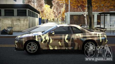 Nissan Skyline R34 Calosca S7 para GTA 4