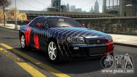 Nissan Skyline R34 Nehgan S12 para GTA 4