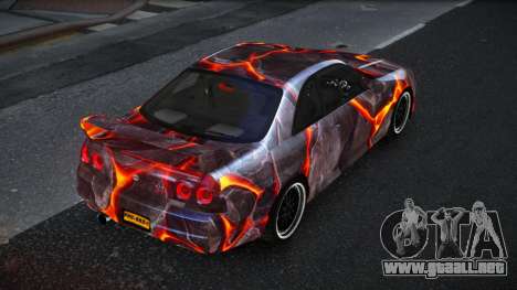 Nissan Skyline R33 Risic S9 para GTA 4