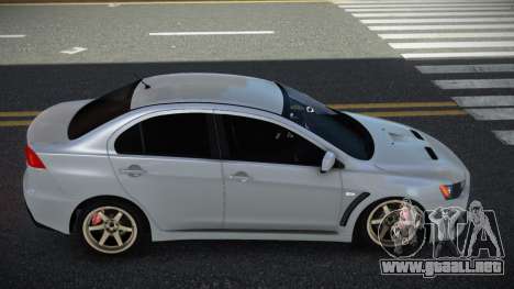 Mitsubishi Lancer Evolution X Nihtesuva para GTA 4