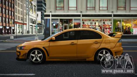 Mitsubishi Lancer Evolution X Jigwus para GTA 4