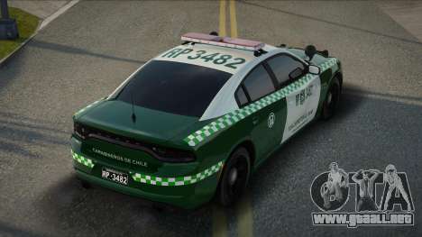 Dodge Charger De Carabineros De Chile para GTA San Andreas