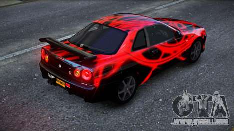 Nissan Skyline R34 Owyna S12 para GTA 4
