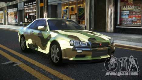 Nissan Skyline R34 Calosca S11 para GTA 4