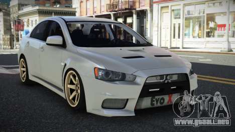 Mitsubishi Lancer Evolution X Nihtesuva para GTA 4