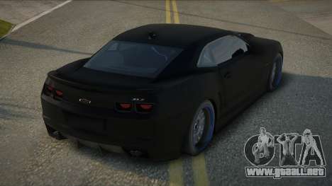 Chevrolet Camaro ZL1 Black 12th para GTA San Andreas