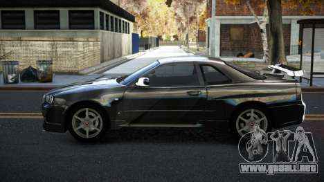 Nissan Skyline R34 Calosca S3 para GTA 4