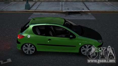 Peugeot 206 Kiwkir para GTA 4