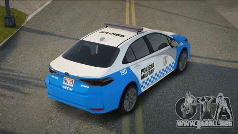 Toyota Corolla 2021 PMERJ 2025 para GTA San Andreas