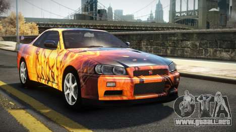 Nissan Skyline R34 Nehgan S14 para GTA 4