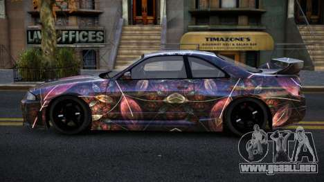 Nissan Skyline R33 Letyxis S6 para GTA 4