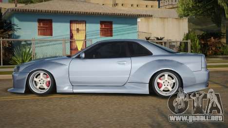 Nissan Skyline R34 GT-R Widebody Mk.X para GTA San Andreas