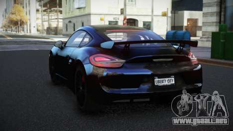 Porsche Cayman GT4 Ahep para GTA 4