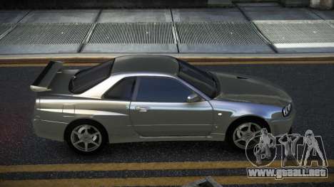 Nissan Skyline R34 Calosca para GTA 4