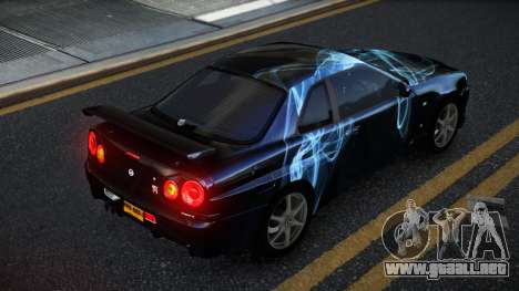 Nissan Skyline R34 Calosca S5 para GTA 4