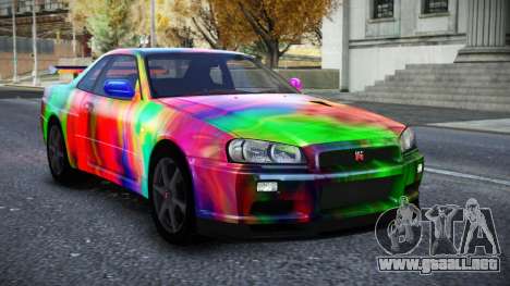 Nissan Skyline R34 Owyna S14 para GTA 4