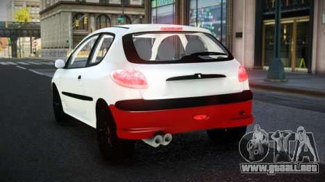 Peugeot 206 Taydajo para GTA 4