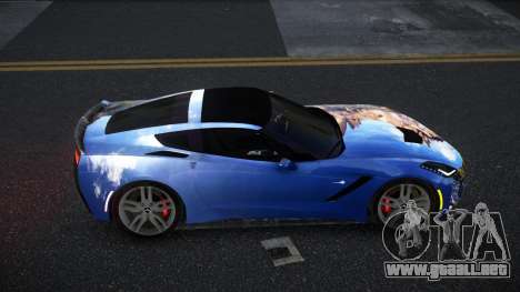 Chevrolet Corvette C7 Ewashu S6 para GTA 4