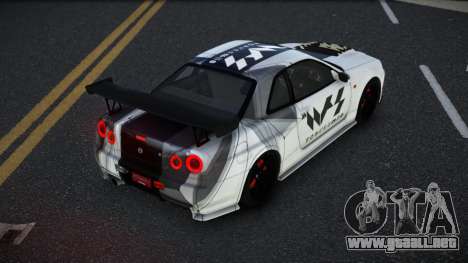 Nissan Skyline R34 Qoyawaqi para GTA 4