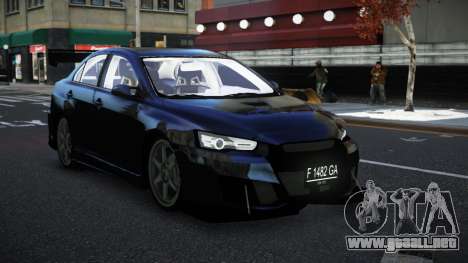 Mitsubishi Lancer Evolution X Yige para GTA 4