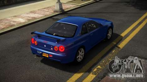 Nissan Skyline R34 Nehgan para GTA 4