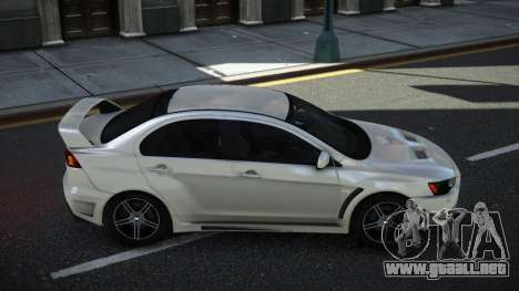 Mitsubishi Lancer Evolution X Juqdowoqa para GTA 4