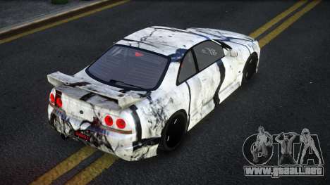 Nissan Skyline R33 Letyxis S8 para GTA 4