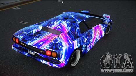 Lamborghini Diablo Hunbe S6 para GTA 4