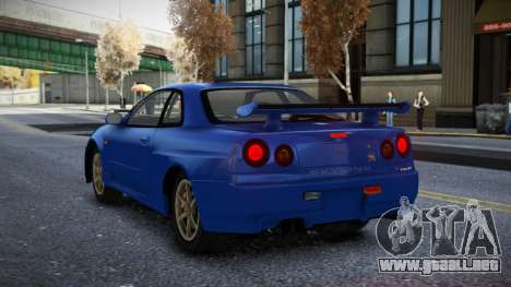 Nissan Skyline R34 Irer para GTA 4