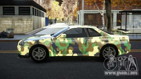 Nissan Skyline R34 Calosca S12 para GTA 4