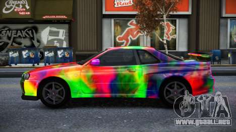 Nissan Skyline R34 Owyna S14 para GTA 4