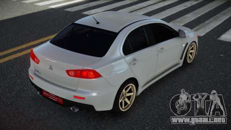 Mitsubishi Lancer Evolution X Nihtesuva para GTA 4
