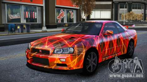 Nissan Skyline R34 Owyna S13 para GTA 4