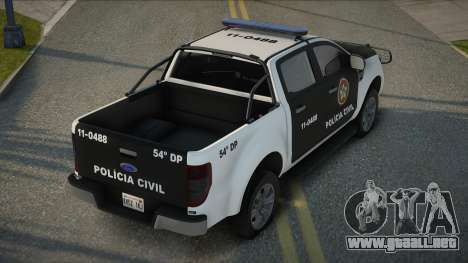 Ford Ranger 2018 PCERJ para GTA San Andreas
