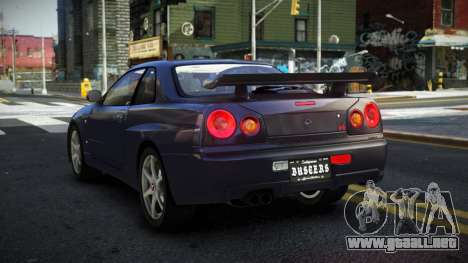 Nissan Skyline R34 Zaeji para GTA 4