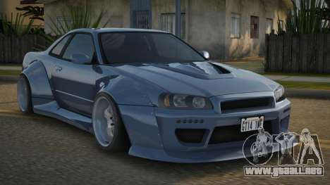Nissan Skyline R34 GT-R Widebody Mk.X para GTA San Andreas