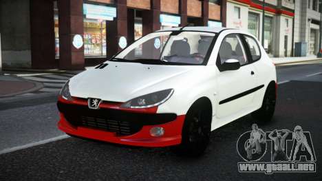 Peugeot 206 Taydajo para GTA 4