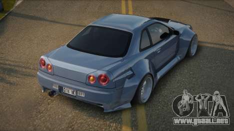Nissan Skyline R34 GT-R Widebody Mk.X para GTA San Andreas