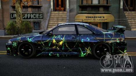 Nissan Skyline R33 Letyxis S11 para GTA 4