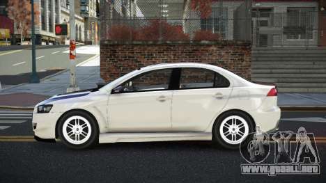Mitsubishi Lancer Evolution X Tachecunu para GTA 4