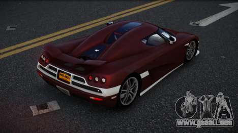 Koenigsegg CCXR Cilzoqufo para GTA 4