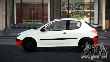 Peugeot 206 Taydajo para GTA 4