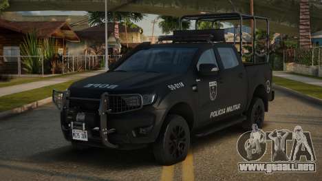 Ford Ranger 2017 BOPE RJ V2 para GTA San Andreas