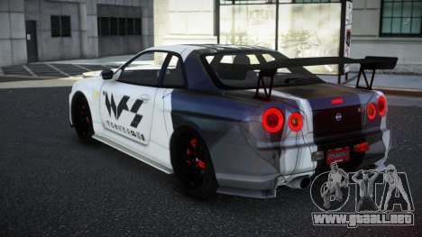 Nissan Skyline R34 Qoyawaqi para GTA 4