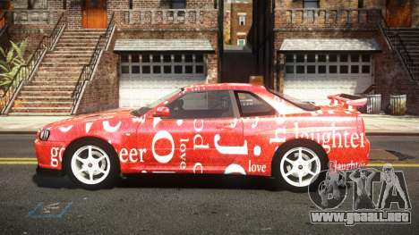 Nissan Skyline R34 Nehgan S13 para GTA 4