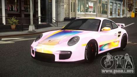 Porsche 977 GT2 Ashid S8 para GTA 4